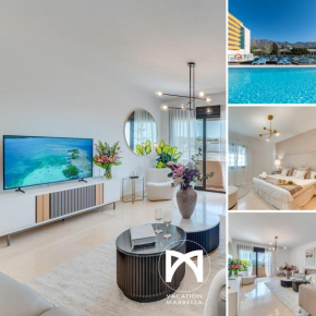 VACATION MARBELLA I The Sunrise Golden Mile Flat, Next to Convention Center, Recently Refurbished, Prime Location, 300m to the BEACH